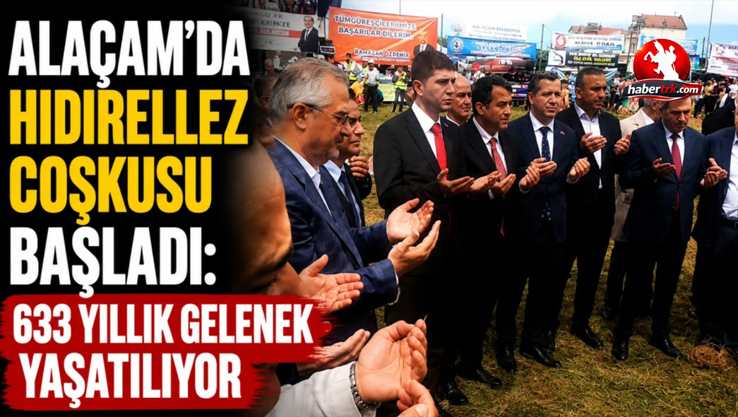Alaçam’da 633 Yıllık Gelenek Coşkuyla Başladı: Geyikkoşan Hıdırellez Şenlikleri’ne Yoğun İlgi
