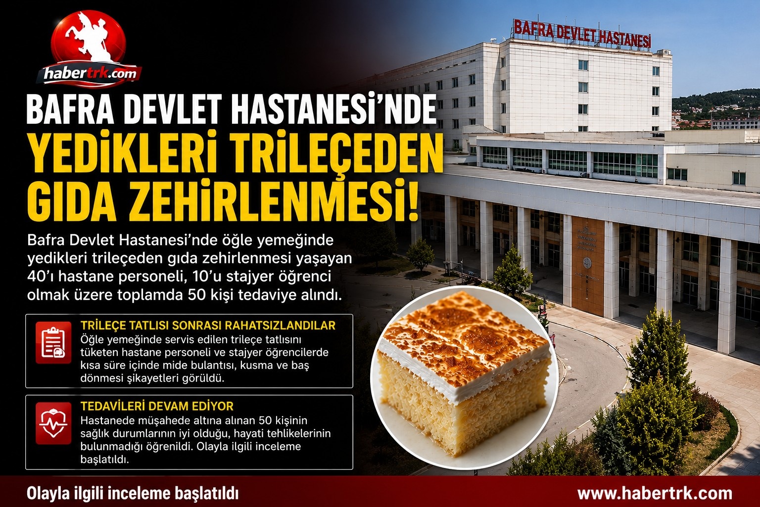 50 Kişi Gıda Zehirlenmesi Şüphesiyle Hastaneye Kaldırıldı