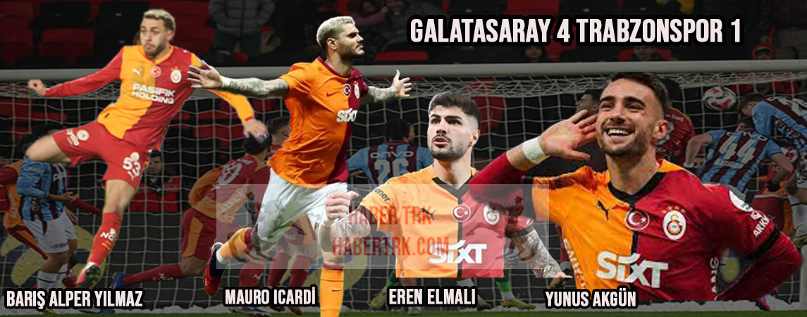 Galatasaray’dan Süper Kupa’da Net Galibiyet