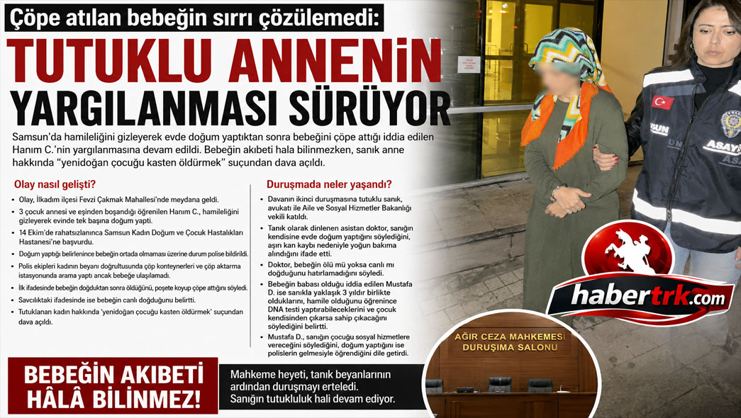 Çöpe Atılan Bebeğin Sırrı Çözülemedi: Tutuklu Annenin Yargılanması Sürüyor