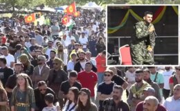 Fransa’da terör festivali! PKK bayraklarıyla örgüt propagandası yaptılar