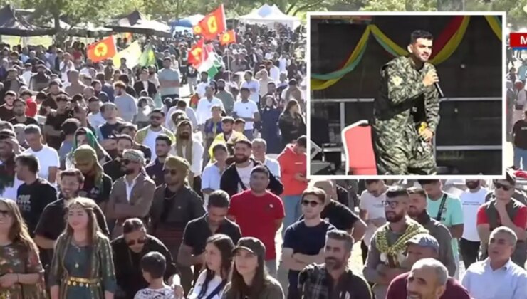 Fransa’da terör festivali! PKK bayraklarıyla örgüt propagandası yaptılar