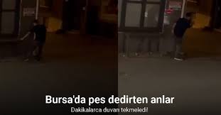 Dakikalarca duvarı tekmeledi, kimse anlam veremedi