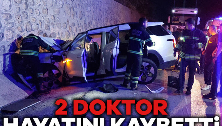 Tekirdağ’da meydana gelen kazada 2 doktor hayatını kaybetti