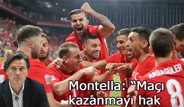 Montella: “Maçı kazanmayı hak ettik”